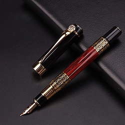 530 Imitation Rosewood Royal Fountain Pen