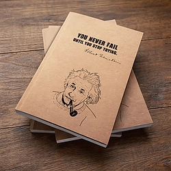 Vintage A5 Size Notebook (Einstein)