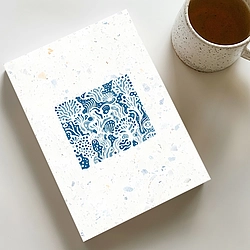 Modern A5 Size Notebook (Blue Coral)