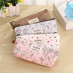 Cute Kawaii Floral Pencil Pouch