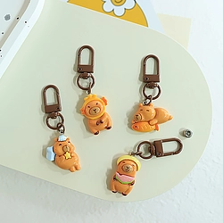 Cute Mini Capybara Style Pendant