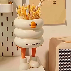 Duck Style Plastic Pen Holder