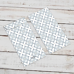 5 Pcs Powder Damask Envelope Set