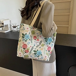 Women's Casual Shoulder Tote Bag (Light Stamens)