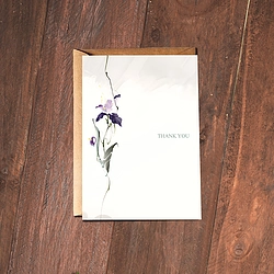 Elegant Thank You Bloom Card With Envelope
