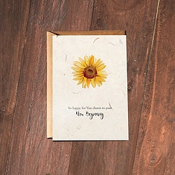 Sunflower Blessings Card With Envelope