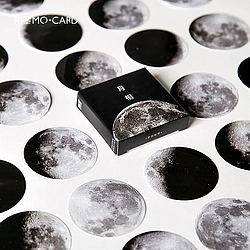 Moon Phase Diy Paper Sticker