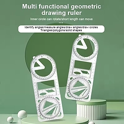 Multifunctional Geometric Transparent Ruler