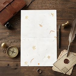 Good Luck Greenery Card With Envelope