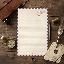 Ornate frame Hardcover Lined Notebook