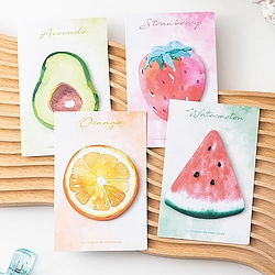 Post It Fruit Style Sticky Notes