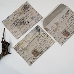 5 Pcs Antique Postal Envelope Set