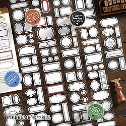 Retro Label Frame Decorative Tape