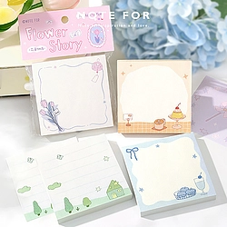 Simple and Fresh Illustration Note Paper