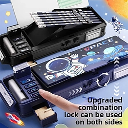 Space Adventure Password Lock Pencil Case