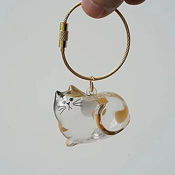 Transparent Cat Style Pendant