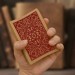 Vintage Grid Printed Pocket Notebook (Vine Legacy)