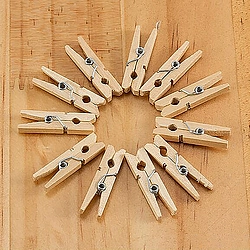 Wooden Photo Holder Clip