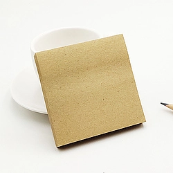  Kraft Paper Blank Style Sticky Note 