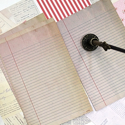 Vintage Dot Printed Pocket Notebook (Tribal Line)