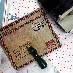 Vintage Grid Printed Pocket Notebook (Vine Legacy)