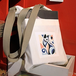 Canvas Shoulder Tote Bag (Cat2)