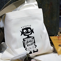 Canvas Shoulder Tote Bag (Goopy Gyne Bagha Byne)