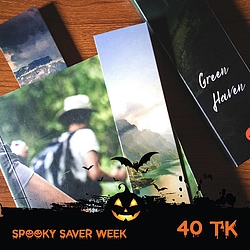 Vintage Grid Printed Pocket Notebook (Royal Crest)