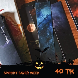 Mystery of The Sky Paper Bookmark Page Marker Set