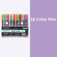 18 Color Neon Marker Set Highlighter Pen