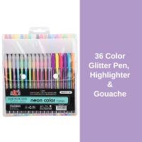 36 Color Neon Marker Set Highlighter Pen