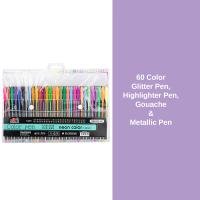 60 Color Neon Marker Set Highlighter Pen