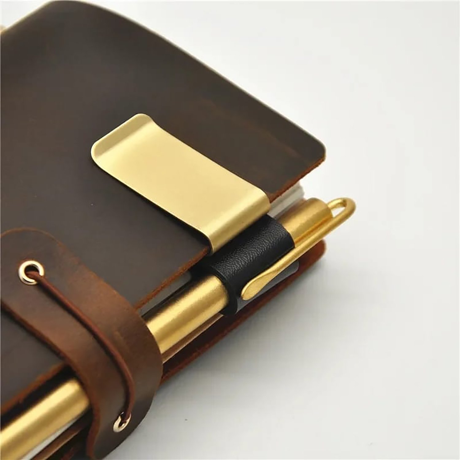 Khata Khori Metal Pen Holder Paper Clip for Notebook